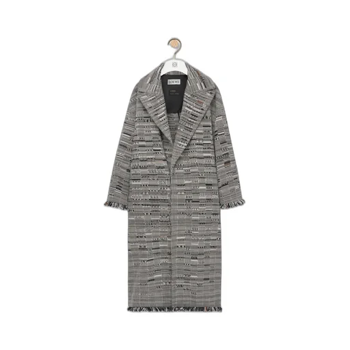 Coat In Cotton Jacquard