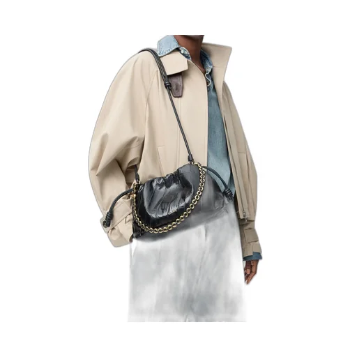Medium Flamenco Purse In Hagfish