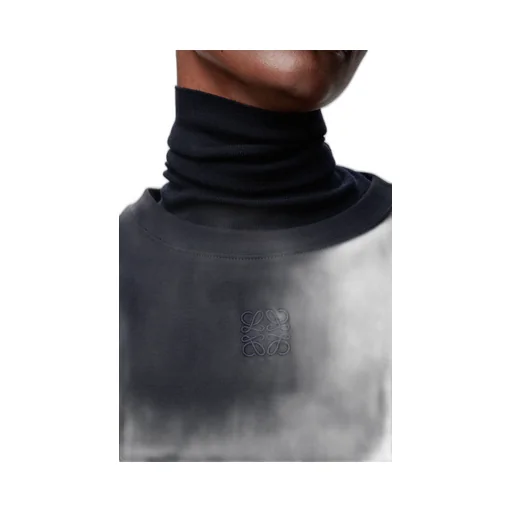 Asymmetric T-Shirt In Cotton Blend