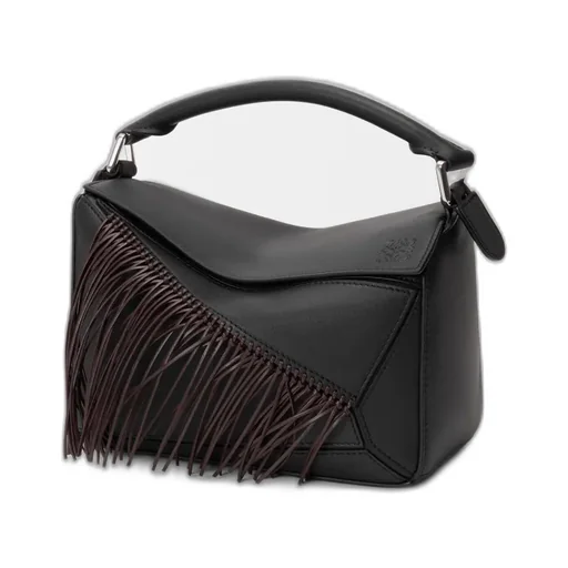 Fringe Small Puzzle Bag In Classic Calfskin
