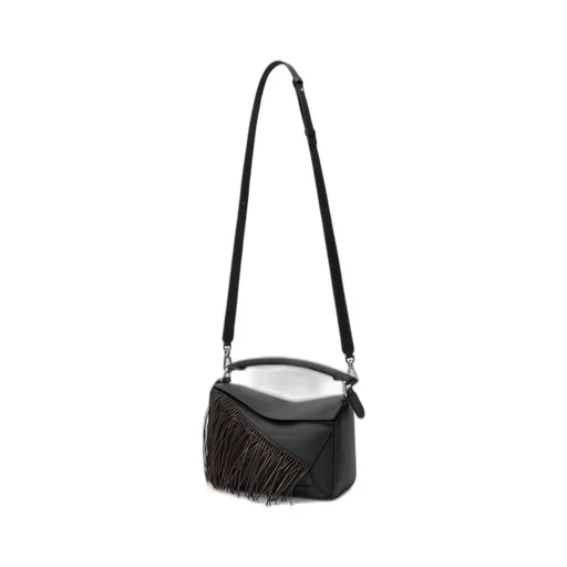 Fringe Small Puzzle Bag In Classic Calfskin