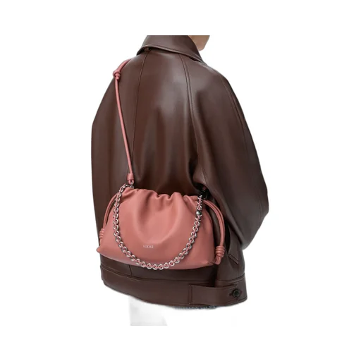 Medium Flamenco Purse In Mellow Nappa Lambskin
