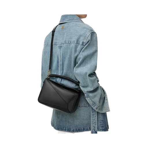 Small Puzzle Bag In Smooth Calfskin And Nappa Lambskin