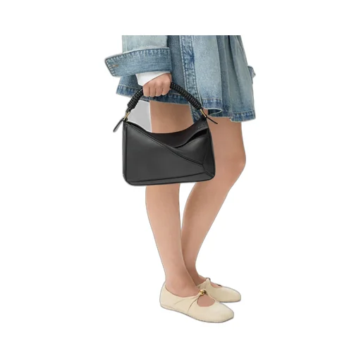 Small Puzzle Bag In Smooth Calfskin And Nappa Lambskin
