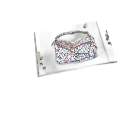Puzzle 10 Confetti Bag In Classic Calfskin