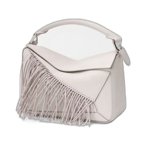 Fringe Small Puzzle Bag In Classic Calfskin