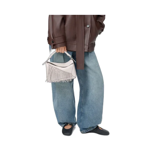 Fringe Small Puzzle Bag In Classic Calfskin