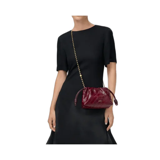 Mini Flamenco Purse In Hagfish