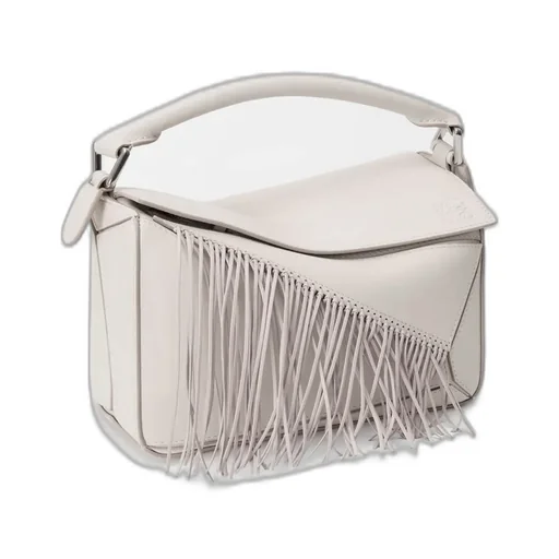 Fringe Small Puzzle Bag In Classic Calfskin