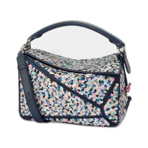 Puzzle 10 Confetti Bag In Classic Calfskin