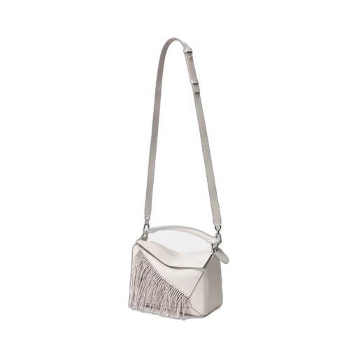 Fringe Small Puzzle Bag In Classic Calfskin