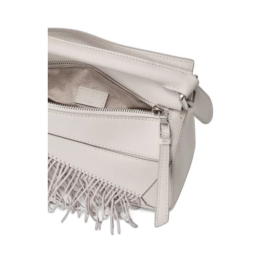 Fringe Small Puzzle Bag In Classic Calfskin