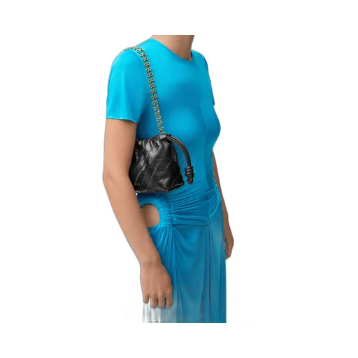 Mini Flamenco Purse In Hagfish