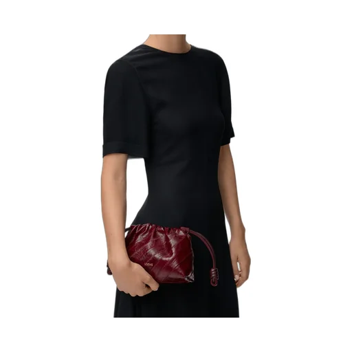 Mini Flamenco Purse In Hagfish