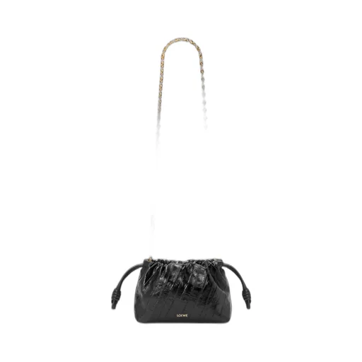Mini Flamenco Purse In Hagfish