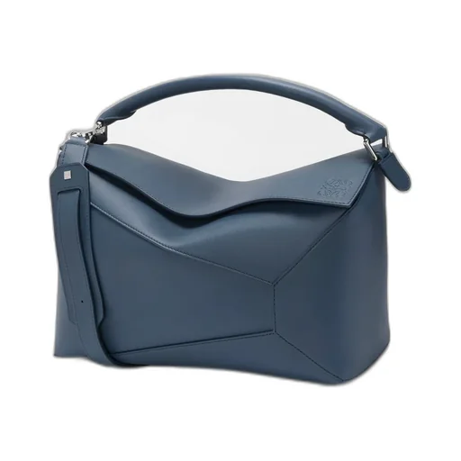 Large Puzzle Edge Bag In Classic Calfskin