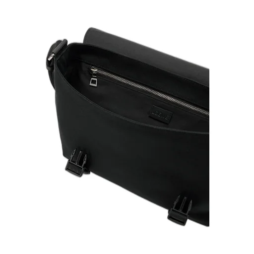 Medium Flex Messenger In Canvas And Brushed Suede