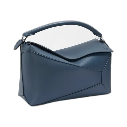 Large Puzzle Edge Bag In Classic Calfskin