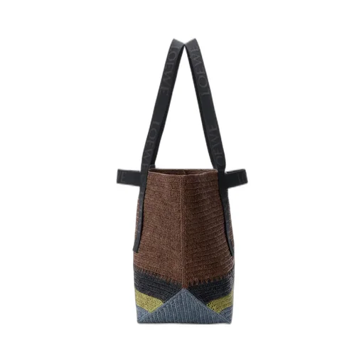 Fold Shopper In Raffia