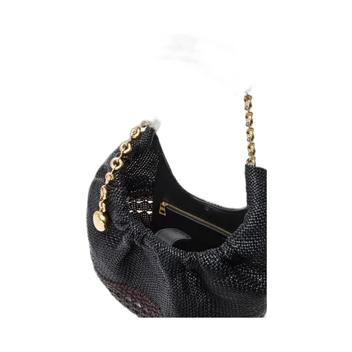 Small Squeeze Bag In Woven Nappa Calfskin