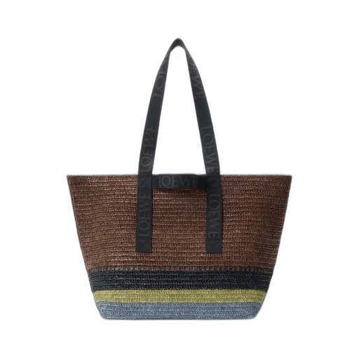 Fold Shopper In Raffia