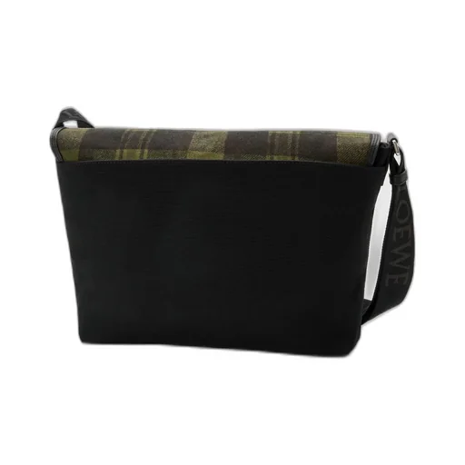Medium Flex Messenger In Canvas And Brushed Suede