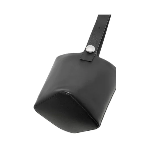 Large Pebble Bucket In Supple Grained Calfskin