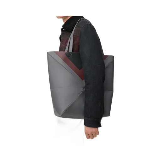 Xl Puzzle Fold Tote In Nappa Calfskin