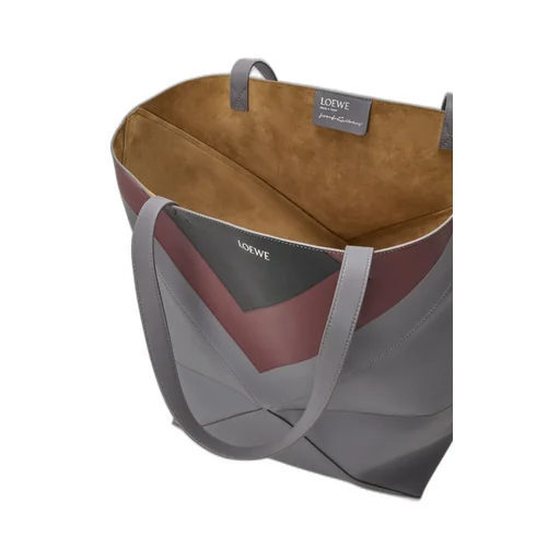 Xl Puzzle Fold Tote In Nappa Calfskin