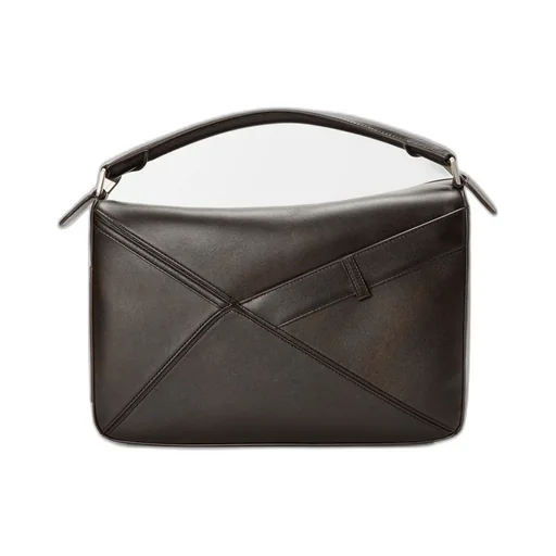 Panta Large Puzzle Bag In Shiny Calfskin