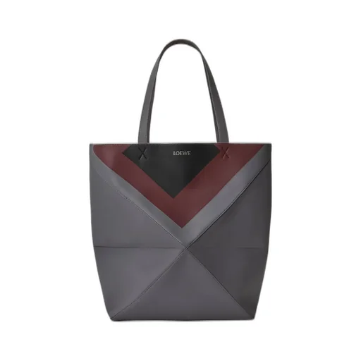 Xl Puzzle Fold Tote In Nappa Calfskin
