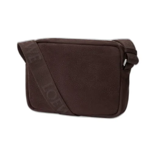 Medium Pebble Messenger Bag In Grained Nubuck