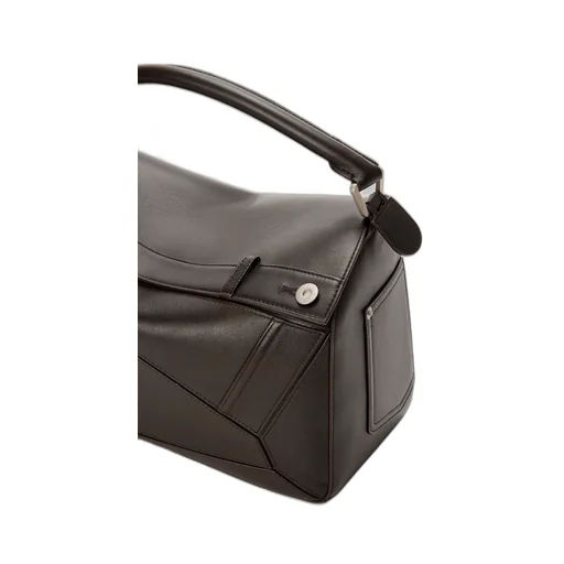 Panta Large Puzzle Bag In Shiny Calfskin