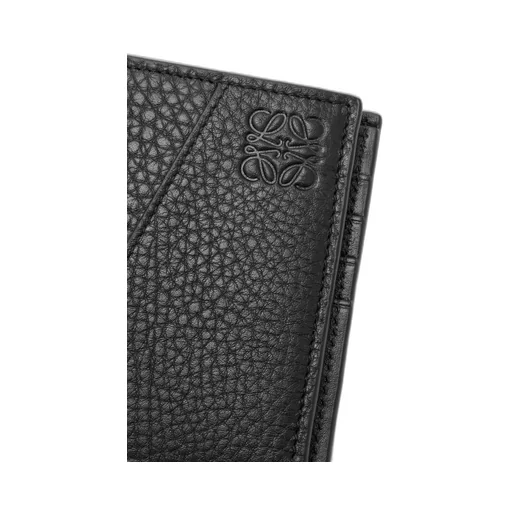 Puzzle Bifold Coin Wallet In Supple Grained Calfskin