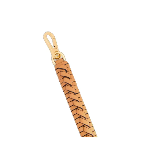 Woven Spiral Strap In Classic Calfskin
