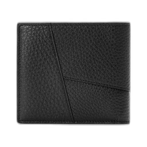 Puzzle Bifold Coin Wallet In Supple Grained Calfskin