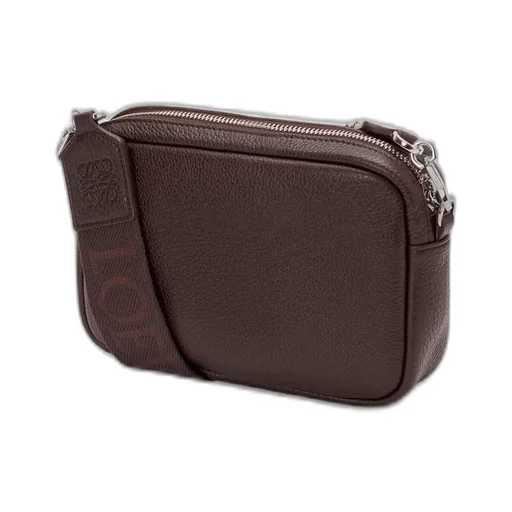 Small Pebble Messenger Bag In Supple Grained Calfskin