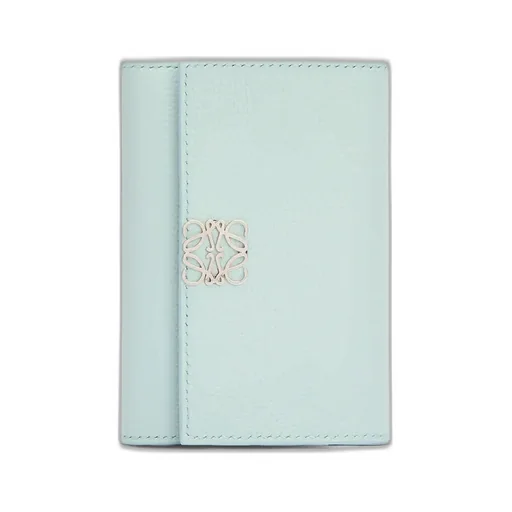 Anagram Small Vertical Wallet In Pebble Grained Calfskin