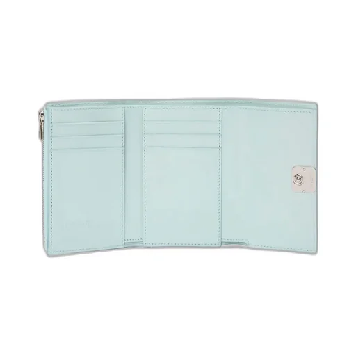 Anagram Small Vertical Wallet In Pebble Grained Calfskin