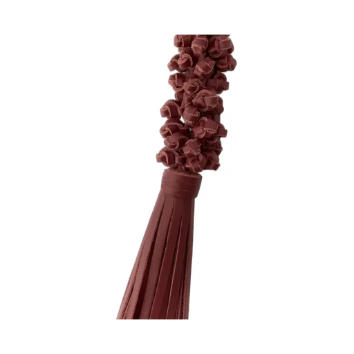 Braided Knot Charm In Calfskin