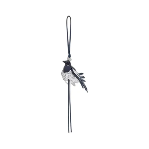 Magpie Charm In Classic Calfskin