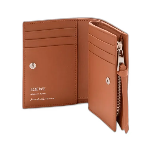 Compact Wallet In Nappa Calfskin