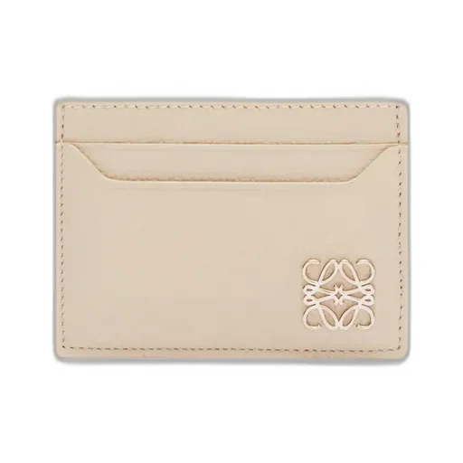 Anagram Plain Cardholder In Pebble Grained Calfskin