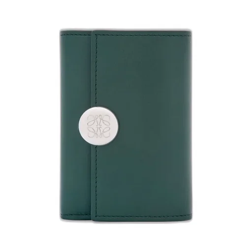 Pebble Small Vertical Wallet In Shiny Nappa Calfskin