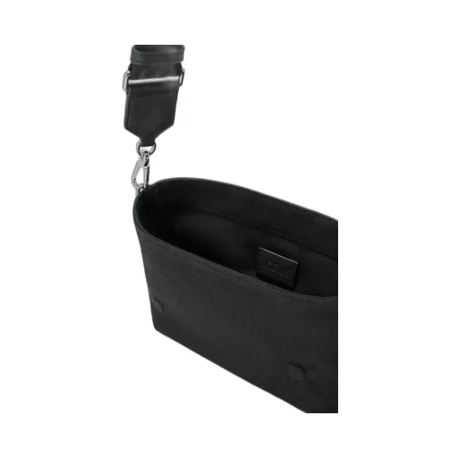 Mini Flex Messenger In Canvas And Suede