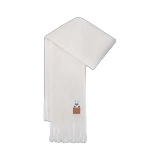 Scarf In Mohair And Wool Blend