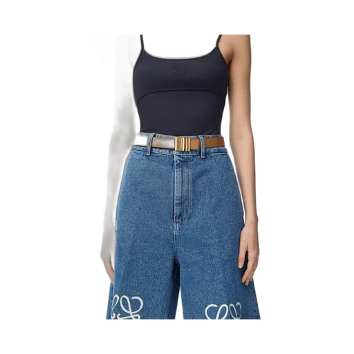 Loewe Graphic Belt In Classic Calfskin