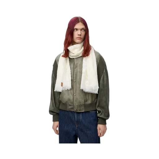 Scarf In Wool And Silk