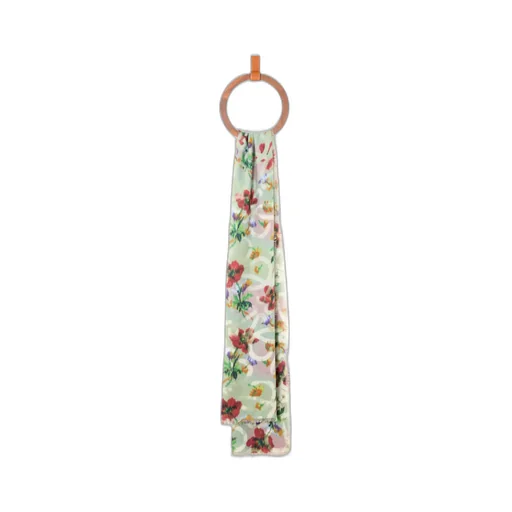 Scarf In Cashmere And Silk
