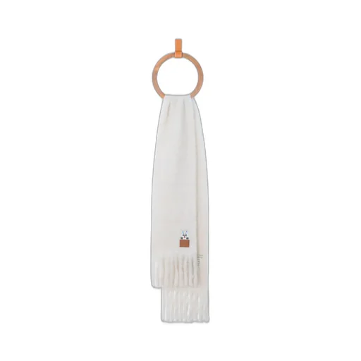 Scarf In Mohair And Wool Blend